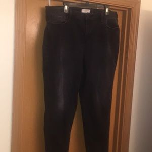 Super stretch mid rise skinny jeans